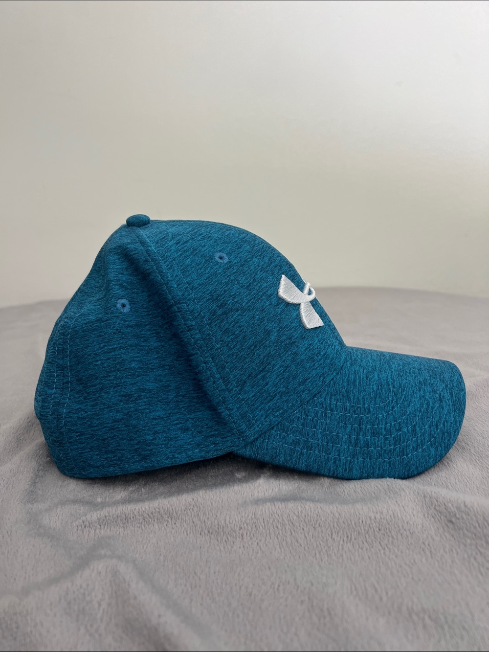 Under Armour Mens Blitzing 3.0 Teal Heather Stretch Fit Hat LG/XL - Picture 4 of 9